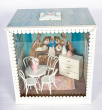Load image into Gallery viewer, Decorated Roombox With White Table & Chair Set