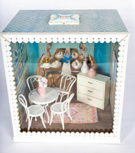 Load image into Gallery viewer, Decorated Roombox With White Table & Chair Set