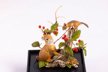 Load image into Gallery viewer, Mary McGrath Bunny & Chipmunk with Raspberries