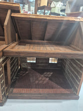 Load image into Gallery viewer, Handmade Pennsylvania Dutch Log Cabin w/ Detached Garage *Pre-Owned*