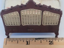 Load image into Gallery viewer, Dollhouse Miniature ~ 1:24 Scale, Taylor Jade Bed and Bespaq Wardrobe 3pc Bedroom Set