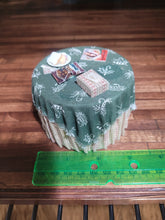 Load image into Gallery viewer, 3pc Green & Cream Living Room Set