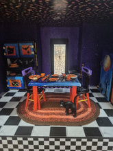Load image into Gallery viewer, Purple Halloween House w/ Furniture *Pre-Owned*