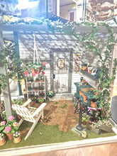 Load image into Gallery viewer, One Room Roombox with Front Porch and Gardening/Potting Area