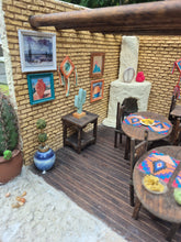 Load image into Gallery viewer, Abode Southwestern Roombox w/ Front Courtyard with Desert Plants