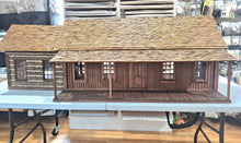 Load image into Gallery viewer, Handmade Pennsylvania Dutch Log Cabin w/ Detached Garage *Pre-Owned*