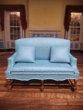 Load image into Gallery viewer, 3pc Blue Aztec Style Pattern Living Room Set by JBM