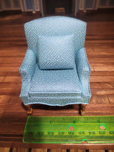 Load image into Gallery viewer, 3pc Blue Aztec Style Pattern Living Room Set by JBM