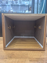 Load image into Gallery viewer, Handmade Living Room RoomBox with Wall Sconces and Striped Wallpaper