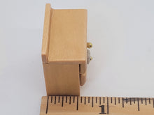 Load image into Gallery viewer, Dollhouse Miniature ~ 1:24 Scale, Handmade 5 Piece Oak Bedroom Set