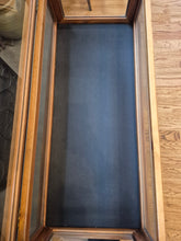 Load image into Gallery viewer, Vintage Wood & Glass Display Table / Curio Cabinet
