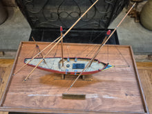 Load image into Gallery viewer, Portuguese Lanteen Rigged Ca. 1500 Caraval Boat Display (No Sails)