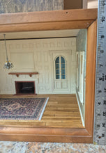 Load image into Gallery viewer, Colonial Living Room Roombox with Pewter Candlestick Chandelier *Pre-Owned*