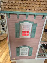 Load image into Gallery viewer, 6 Room Pink and Blue Dollhouse *Pre-Owned*