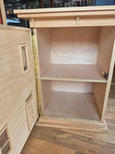 Load image into Gallery viewer, 2 Room Front Opening Dollhouse Unfinished