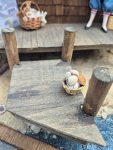 Load image into Gallery viewer, Dock Seaside Shack Room Box Scene with Doll *Pre-Owned*