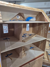 Load image into Gallery viewer, "Lemon Twist" Purple Handmade Dollhouse