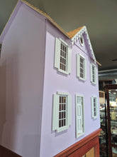 Load image into Gallery viewer, "Lemon Twist" Purple Handmade Dollhouse