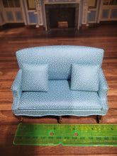 Load image into Gallery viewer, 3pc Blue Aztec Style Pattern Living Room Set by JBM