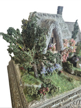 Load image into Gallery viewer, 1:48 Scale ~ Bill Lankford Whimsical Cottage Dollhouse Opens Up – On Spinning Display