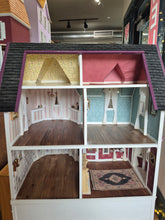 Load image into Gallery viewer, Purple 3-Story, 6 Room Victorian Dollhouse *Pre-Owned*