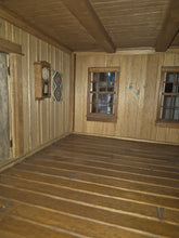Load image into Gallery viewer, Handmade Pennsylvania Dutch Log Cabin w/ Detached Garage *Pre-Owned*