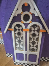 Load image into Gallery viewer, Purple Halloween House w/ Furniture *Pre-Owned*