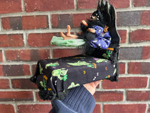 Load image into Gallery viewer, Sculpted Witch Doll on Floating Blanket Bed Halloween