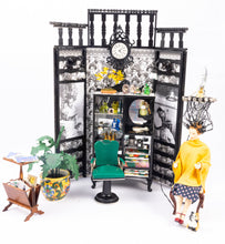 Load image into Gallery viewer, Wonderful Old Fashioned Hair Setting with Doll in Curlers - Great Piece - From Smith Estate