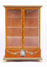 Load image into Gallery viewer, Dollhouse Miniature ~ Le Chateau Interiors &amp; Judy Beals Tall Hand Painted Cabinet with Lights
