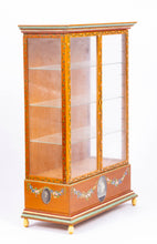 Load image into Gallery viewer, Dollhouse Miniature ~ Le Chateau Interiors &amp; Judy Beals Tall Hand Painted Cabinet with Lights
