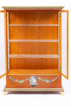 Load image into Gallery viewer, Dollhouse Miniature ~ Le Chateau Interiors &amp; Judy Beals Tall Hand Painted Cabinet with Lights
