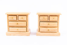 Load image into Gallery viewer, 4 Piece Oak Bedroom Set with Blue &amp; Red Linens
