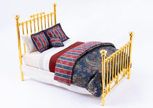 Load image into Gallery viewer, 4 Piece Bedroom Set with Brass Bed and Bespaq Furniture

