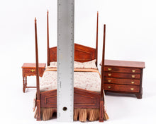 Load image into Gallery viewer, ON SALE 3 Piece Cherry Bedroom Set with Four Poster Bed
