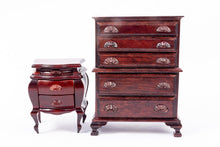 Load image into Gallery viewer, 4 Piece Bedroom Set with Red &amp; Blue Linens
