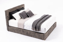 Load image into Gallery viewer, Modern Contemporary Black &amp; White Double Bed
