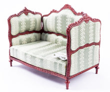 Load image into Gallery viewer, Hansson Mahogany Day Bed with Green Mattress &amp; Padding

