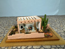 Load image into Gallery viewer, Dollhouse Miniature ~Vintage Artisan Handmade 1:144 Scale Southwestern House
