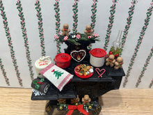 Load image into Gallery viewer, Black Decorated Stove with Christmas Accessories
