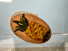 Load image into Gallery viewer, Vintage IGMA Artisan Al Chandronnait Handmade Hand Painted Pineapple Shaker Box W/ Handle
