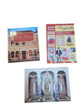 Load image into Gallery viewer, Dollhouse Books &amp; Magazine 3pc Lot - Decorative Dolls&#39; Houses, Het Kleine 100, and Dolls House Projects 2003, Pre-Owned, Great Condition
