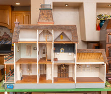 Load image into Gallery viewer, 13 Room Decorated Dollhouse With Porch And Landscaping
