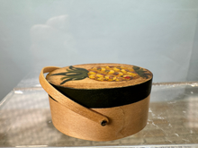 Load image into Gallery viewer, Vintage IGMA Artisan Al Chandronnait Handmade Hand Painted Pineapple Shaker Box W/ Handle
