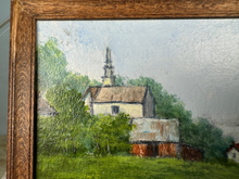 Load image into Gallery viewer, Artist OC Signed Country Side Painting OOAK
