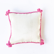 Load image into Gallery viewer, Needlepoint Pillow with Pink Roses Design - Ursula Sauerberg Estate

