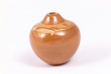 Load image into Gallery viewer, Kevin Naranjo - Native American Carved Pottery Pot with Antelope
