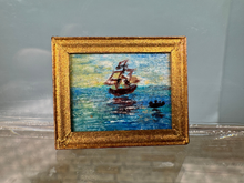 Load image into Gallery viewer, Artist Josephine Meyer Sailboat Painting
