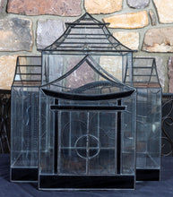 Load image into Gallery viewer, Dollhouse Miniature ~ Lady Jane Glass Conservatory Asian House - One of Only 2 Made
