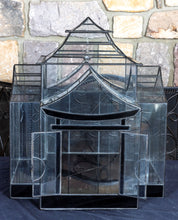 Load image into Gallery viewer, Dollhouse Miniature ~ Lady Jane Glass Conservatory Asian House - One of Only 2 Made
